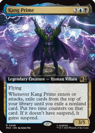 Kang Prime (Extended Art) (MSC-406) - Commander: Marvel Super Heroes