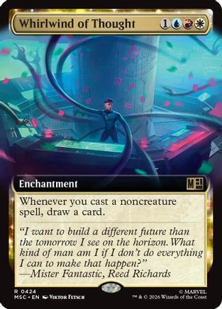 Whirlwind of Thought (Extended Art) (MSC-424) - Commander: Marvel Super Heroes