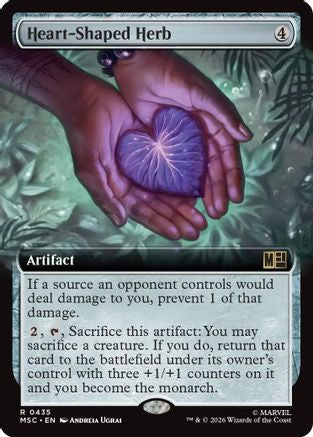 Heart-Shaped Herb (Extended Art) (MSC-435) - Commander: Marvel Super Heroes
