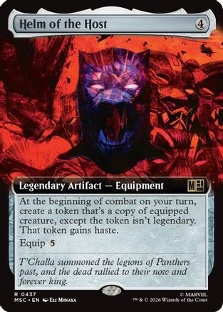 Helm of the Host (Extended Art) (MSC-437) - Commander: Marvel Super Heroes Foil