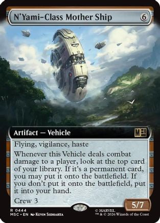 N'Yami-Class Mother Ship (Extended Art) (MSC-444) - Commander: Marvel Super Heroes
