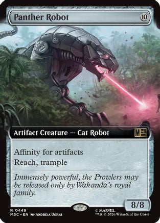 Panther Robot (Extended Art) (MSC-448) - Commander: Marvel Super Heroes Foil