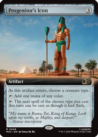 Progenitor's Icon (Extended Art) (MSC-449) - Commander: Marvel Super Heroes Foil