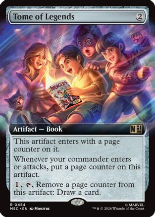 Tome of Legends (Extended Art) (MSC-454) - Commander: Marvel Super Heroes