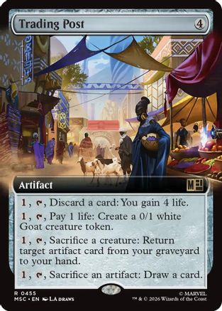 Trading Post (Extended Art) (MSC-455) - Commander: Marvel Super Heroes Foil