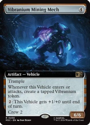 Vibranium Mining Mech (Extended Art) (MSC-458) - Commander: Marvel Super Heroes