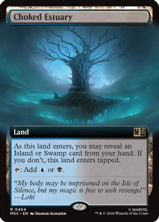 Choked Estuary (Extended Art) (MSC-464) - Commander: Marvel Super Heroes