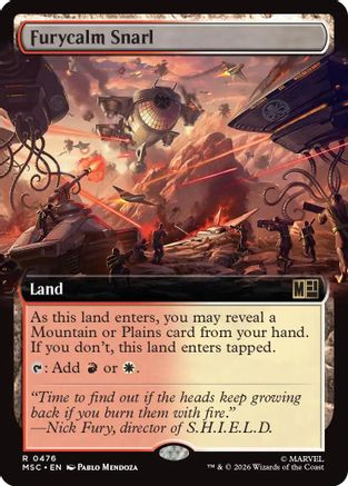 Furycalm Snarl (Extended Art) (MSC-476) - Commander: Marvel Super Heroes