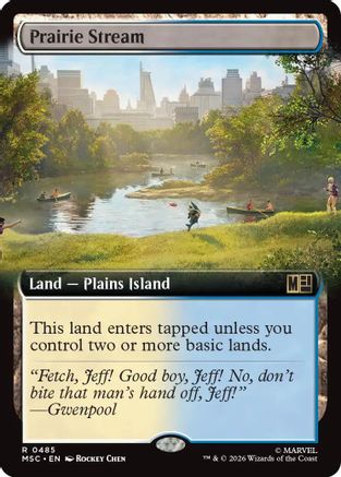 Prairie Stream (Extended Art) (MSC-485) - Commander: Marvel Super Heroes