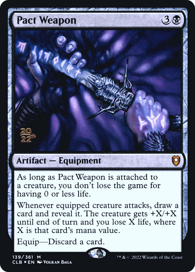 Pact Weapon [Commander Legends: Battle for Baldur's Gate Prerelease Promos]