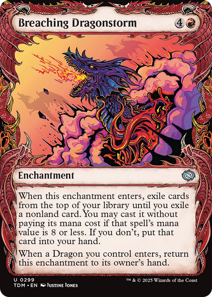 Breaching Dragonstorm (Showcase) (TDM-299) - Tarkir: Dragonstorm Foil