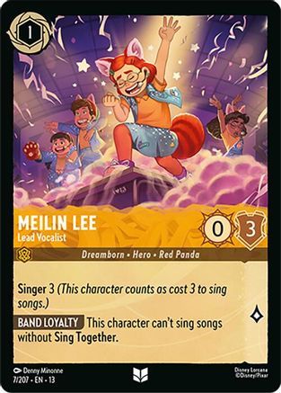 Meilin Lee - Lead Vocalist (7/204) - Attack of the Vine Cold Foil