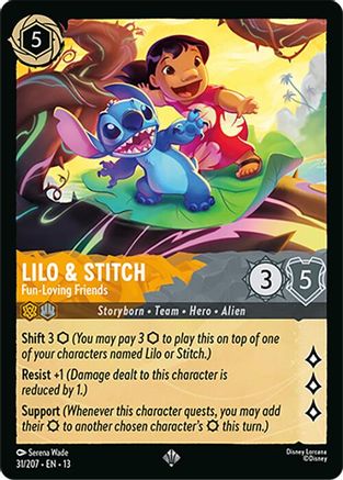 Lilo & Stitch - Fun-Loving Friends (31/204) - Attack of the Vine Cold Foil