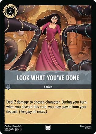 Look What You've Done (200/204) - Attack of the Vine Cold Foil