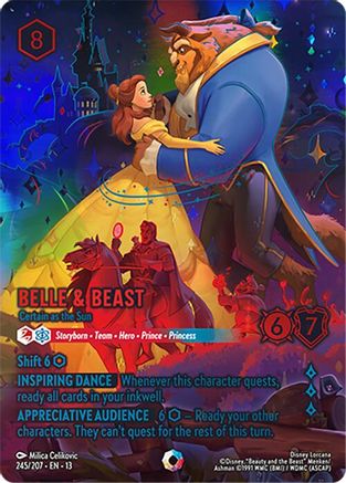 Belle & Beast - Certain as the Sun (Iconic) (245/204) - Attack of the Vine Holofoil