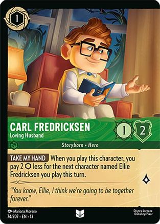 Carl Fredricksen - Loving Husband (Foil) (74/204) - Attack of the Vine Cold Foil