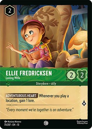 Ellie Fredricksen - Loving Wife (Foil) (75/204) - Attack of the Vine Cold Foil