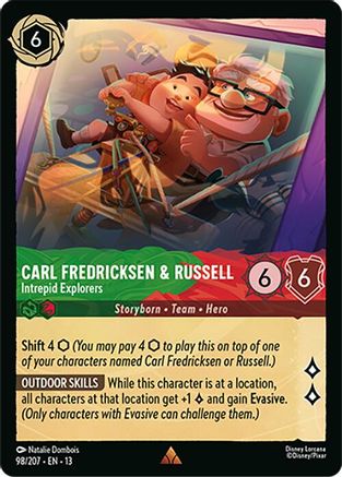 Carl Fredricksen & Russell - Intrepid Explorers (98/204) - Attack of the Vine