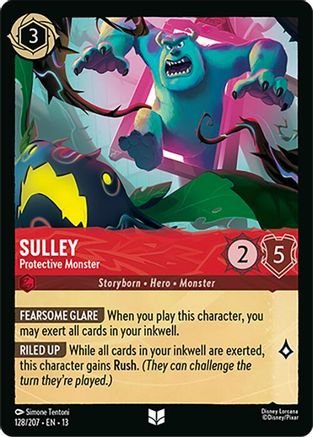 Sulley - Protective Monster (128/204) - Attack of the Vine