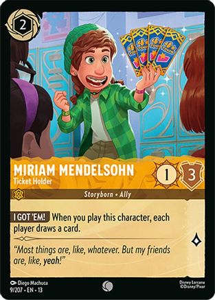 Miriam Mendelsohn - Ticket Holder (9/204) - Attack of the Vine
