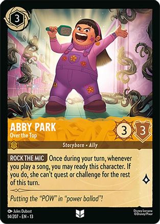 Abby Park - Over the Top (14/204) - Attack of the Vine Cold Foil