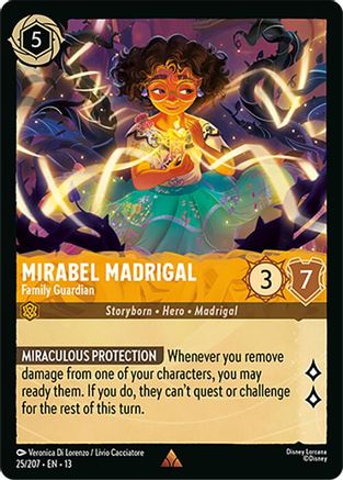 Mirabel Madrigal - Family Guardian (25/204) - Attack of the Vine Cold Foil