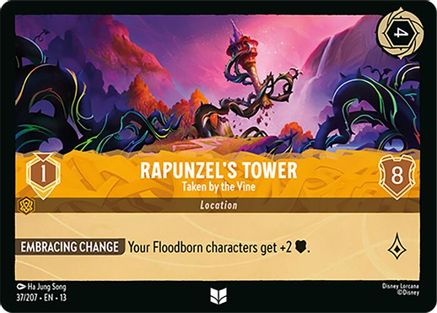 Rapunzel's Tower - Taken by the Vine (37/204) - Attack of the Vine Cold Foil