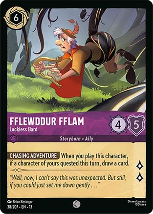 Fflewddur Fflam - Luckless Bard (38/204) - Attack of the Vine