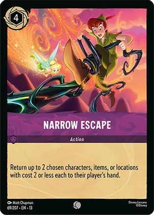 Narrow Escape (69/204) - Attack of the Vine Cold Foil