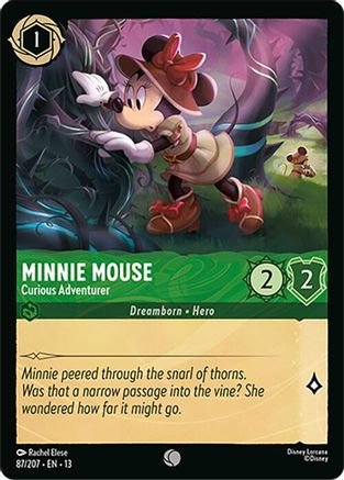 Minnie Mouse - Curious Adventurer (87/204) - Attack of the Vine