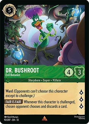 Dr. Bushroot - Evil Botanist (92/204) - Attack of the Vine