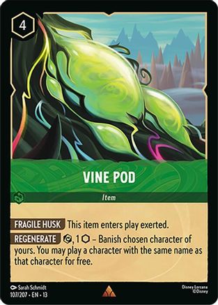 Vine Pod (107/204) - Attack of the Vine