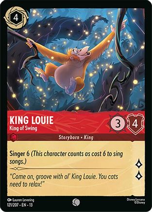 King Louie - King of Swing (121/204) - Attack of the Vine Cold Foil