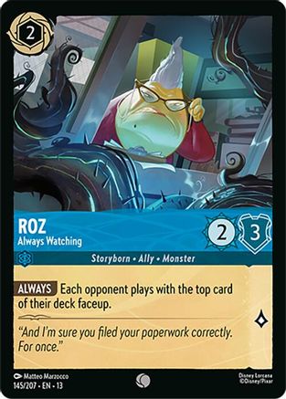 Roz - Always Watching (145/204) - Attack of the Vine Cold Foil