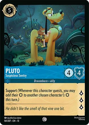Pluto - Suspicious Sentry (161/204) - Attack of the Vine Cold Foil