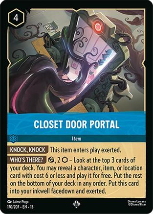 Closet Door Portal (170/204) - Attack of the Vine Cold Foil