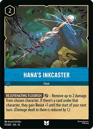 Hana's Inkcaster (171/204) - Attack of the Vine Cold Foil