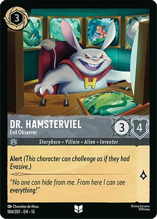 Dr. Hamsterviel - Evil Observer (184/204) - Attack of the Vine Cold Foil