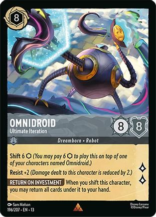 Omnidroid - Ultimate Iteration (196/204) - Attack of the Vine Cold Foil