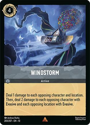 Windstorm (203/204) - Attack of the Vine Cold Foil