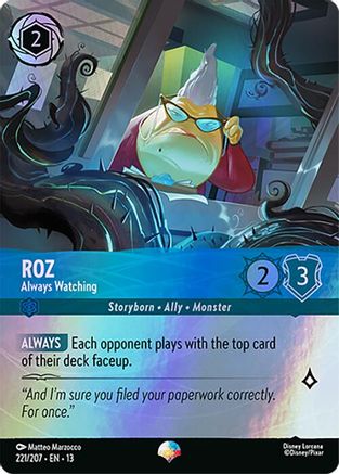 Roz - Always Watching (Epic) (221/204) - Attack of the Vine Holofoil