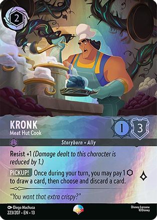 Kronk - Meat Hut Cook (Epic) (223/204) - Attack of the Vine Holofoil