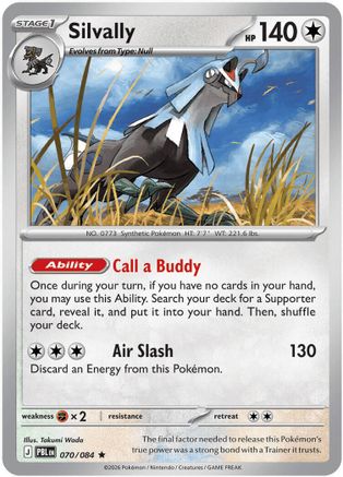 Silvally (070/084) - ME05 Pitch Black Reverse Holofoil