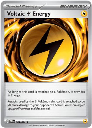 Voltaic Lightning Energy (084/null) - ME05 Pitch Black Reverse Holofoil