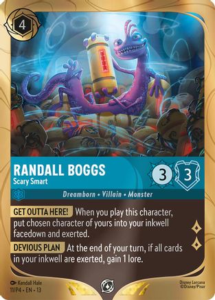 Randall Boggs - Scary Smart (11) - Disney Lorcana Promo Cards Holofoil