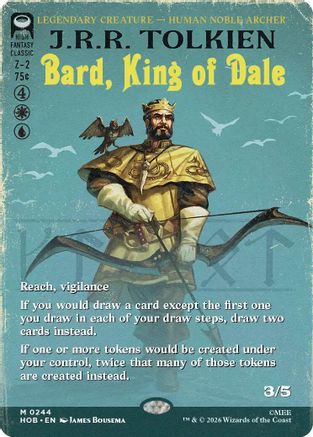 Bard, King of Dale (Borderless) (HOB-244) - The Hobbit Foil