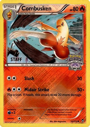 Combusken (State Championships) [Staff] (013/111) - League & Championship Cards Reverse Holofoil