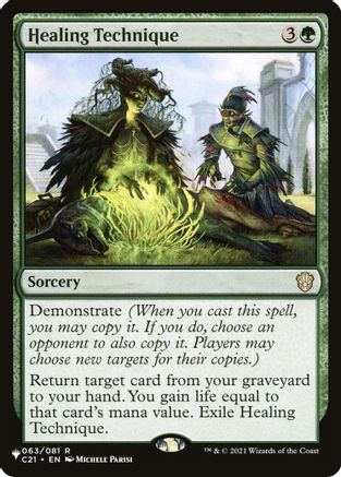 Healing Technique (LIST-063) - The List Reprints