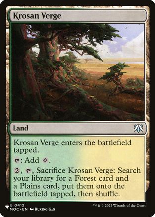 Krosan Verge (MOC) (LIST-412) - The List Reprints