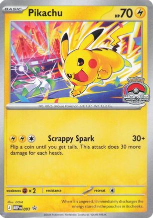Pikachu (093) - ME Mega Evolution Promo